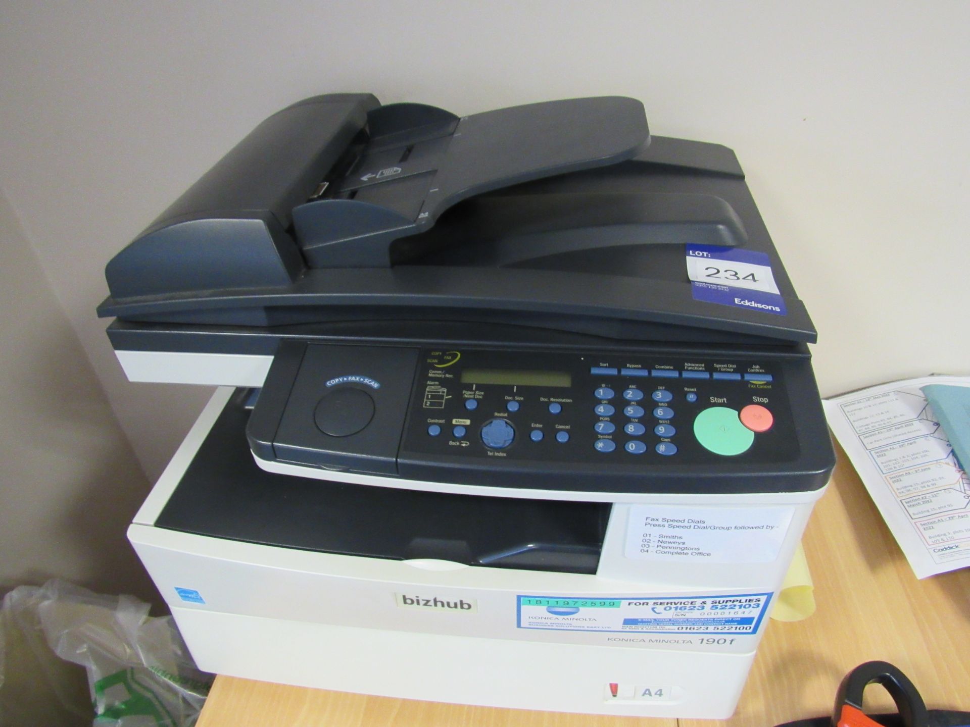 Konica Minolta 190F desktop printer - Image 2 of 2