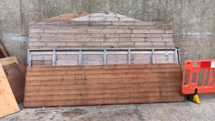 Pre used dismantled Timber Cabin Frame