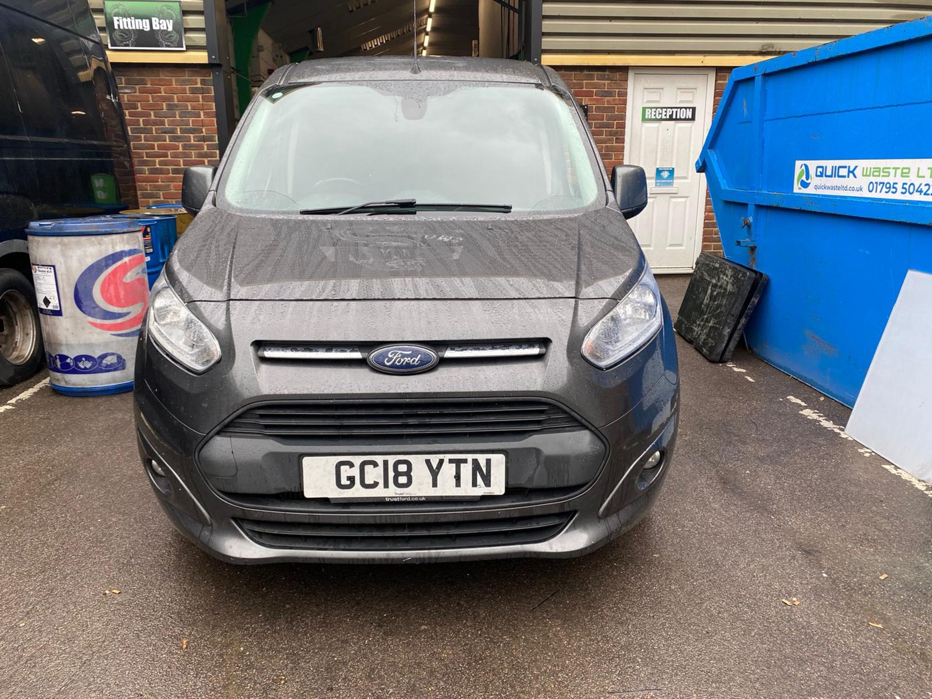 Ford Transit Connect 1.5 TDCi Van, Registration GC18 YTN, odometer reading 101,689 miles. Minor body - Image 6 of 10