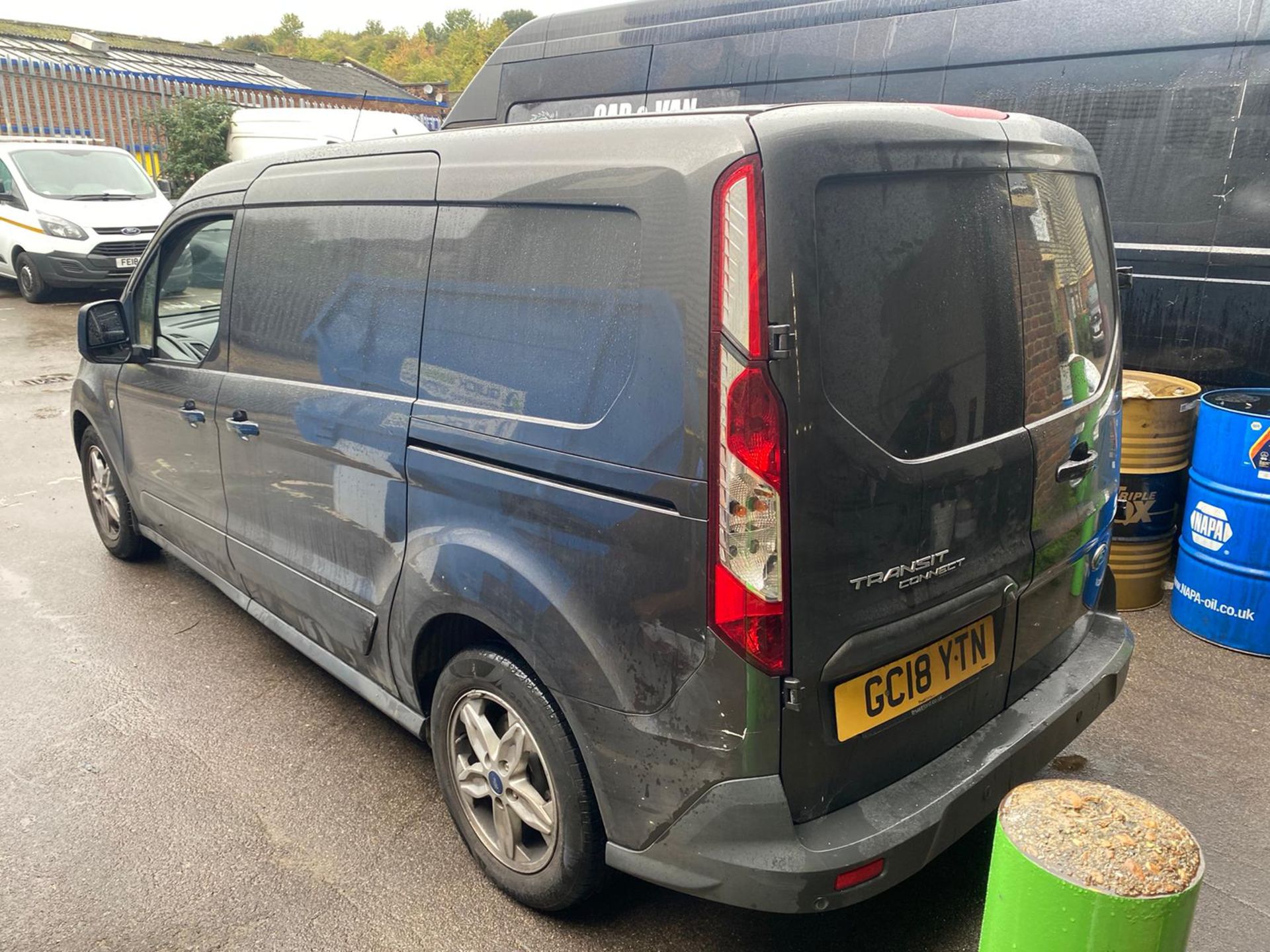 Ford Transit Connect 1.5 TDCi Van, Registration GC18 YTN, odometer reading 101,689 miles. Minor body - Image 3 of 10