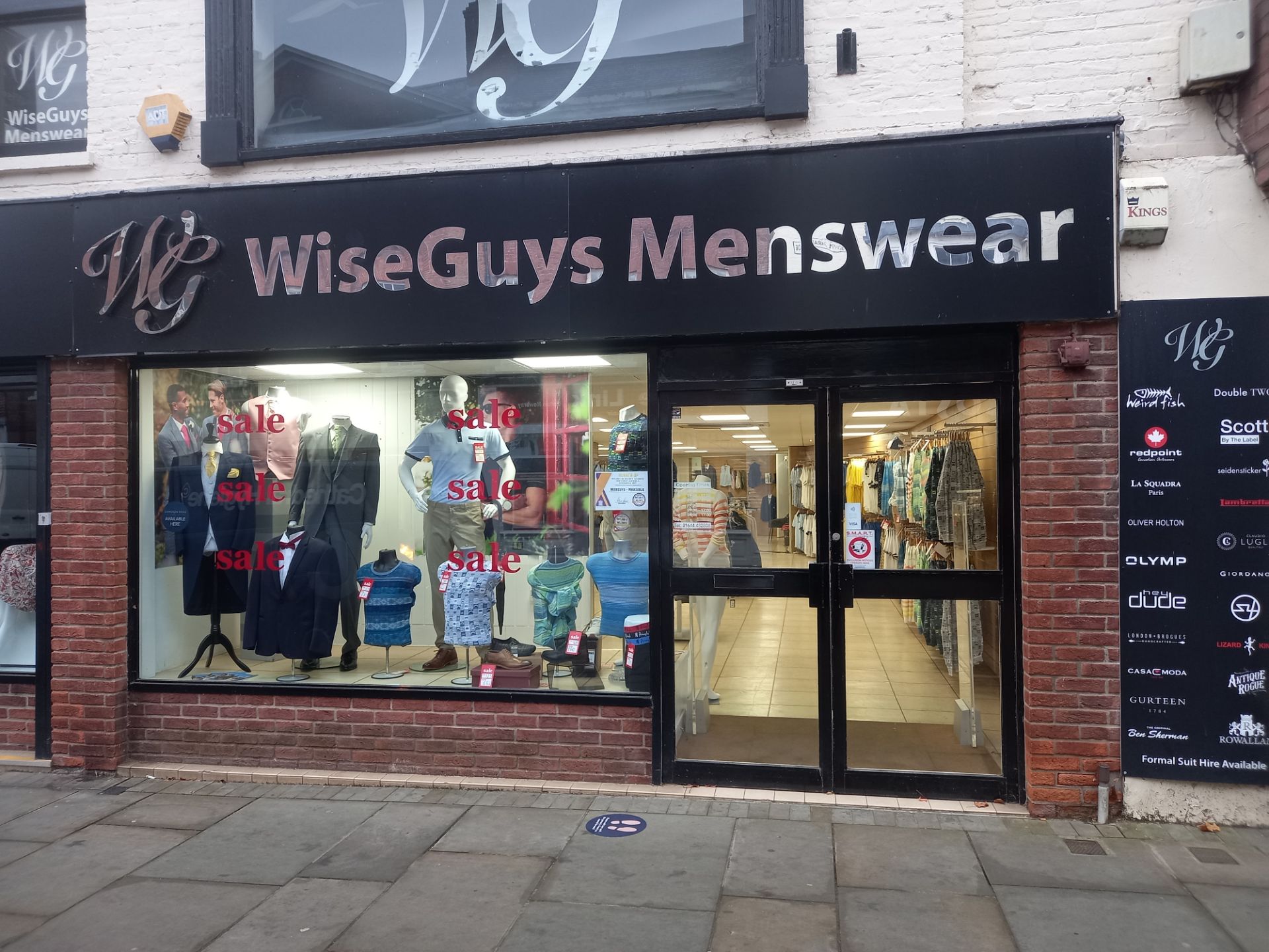 Entire clothes range and accessories from the Wiseguys (Melton Mowbray) Store