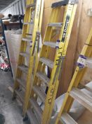 TB Davies fibreglass 8 rung step ladders