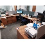 1 x Left hand & 1 x Right hand curved office desks