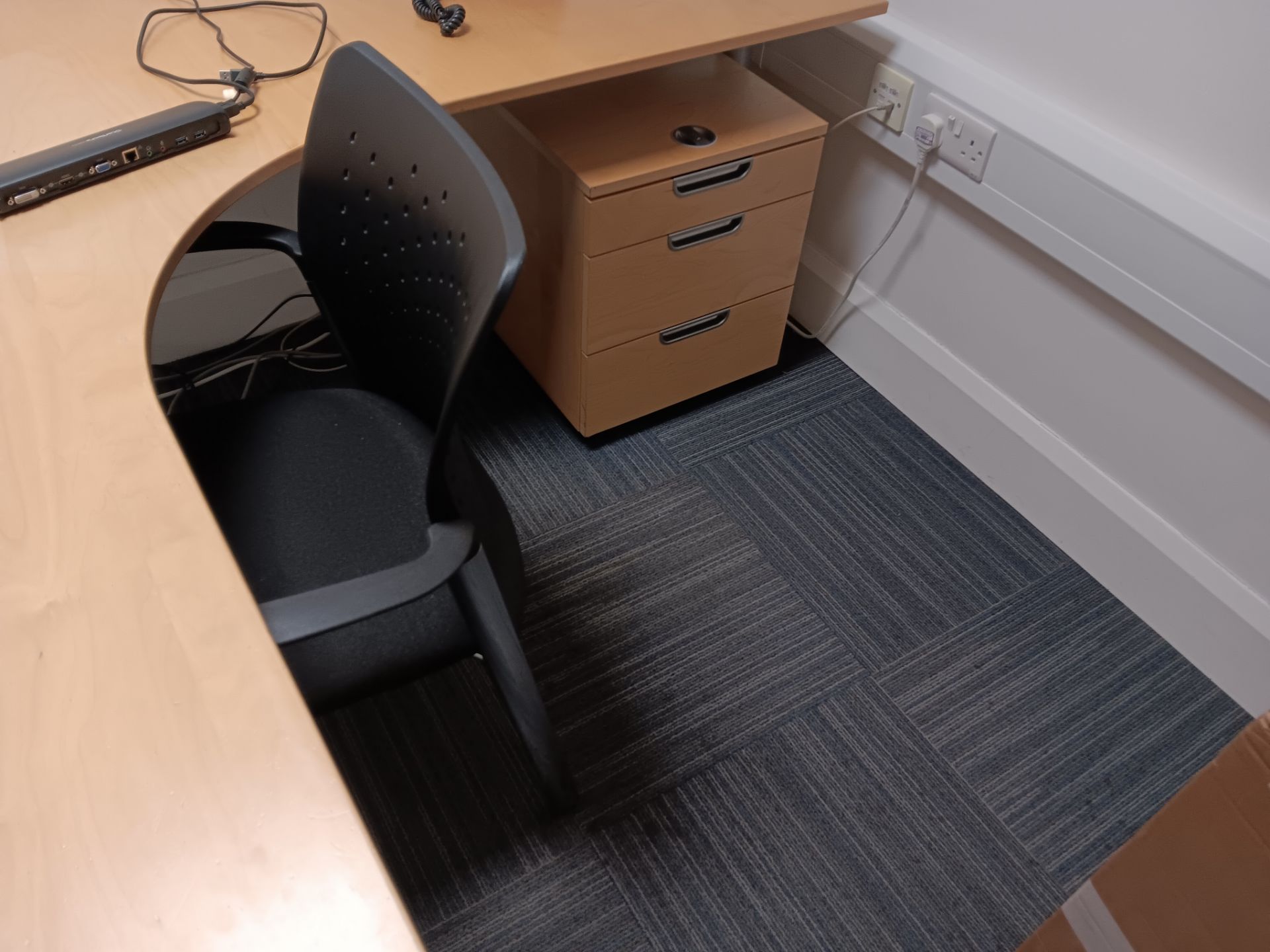 Office furniture to contain curved office desk 160 - Image 2 of 5