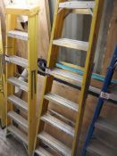 Werner fibreglass 8 rung step ladders