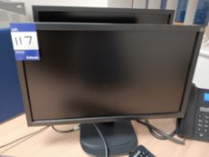 2 x Viewsonic 24” monitors (1 x VG2439M & 1 x VG24