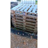 7 Beatson Clark fourway wooden pallets (£20 deposit per pallet reclaimable)
