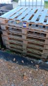7 Beatson Clark fourway wooden pallets (£20 deposit per pallet reclaimable)