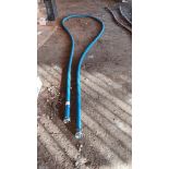 Blue brewery hose, 6500mm approx.
