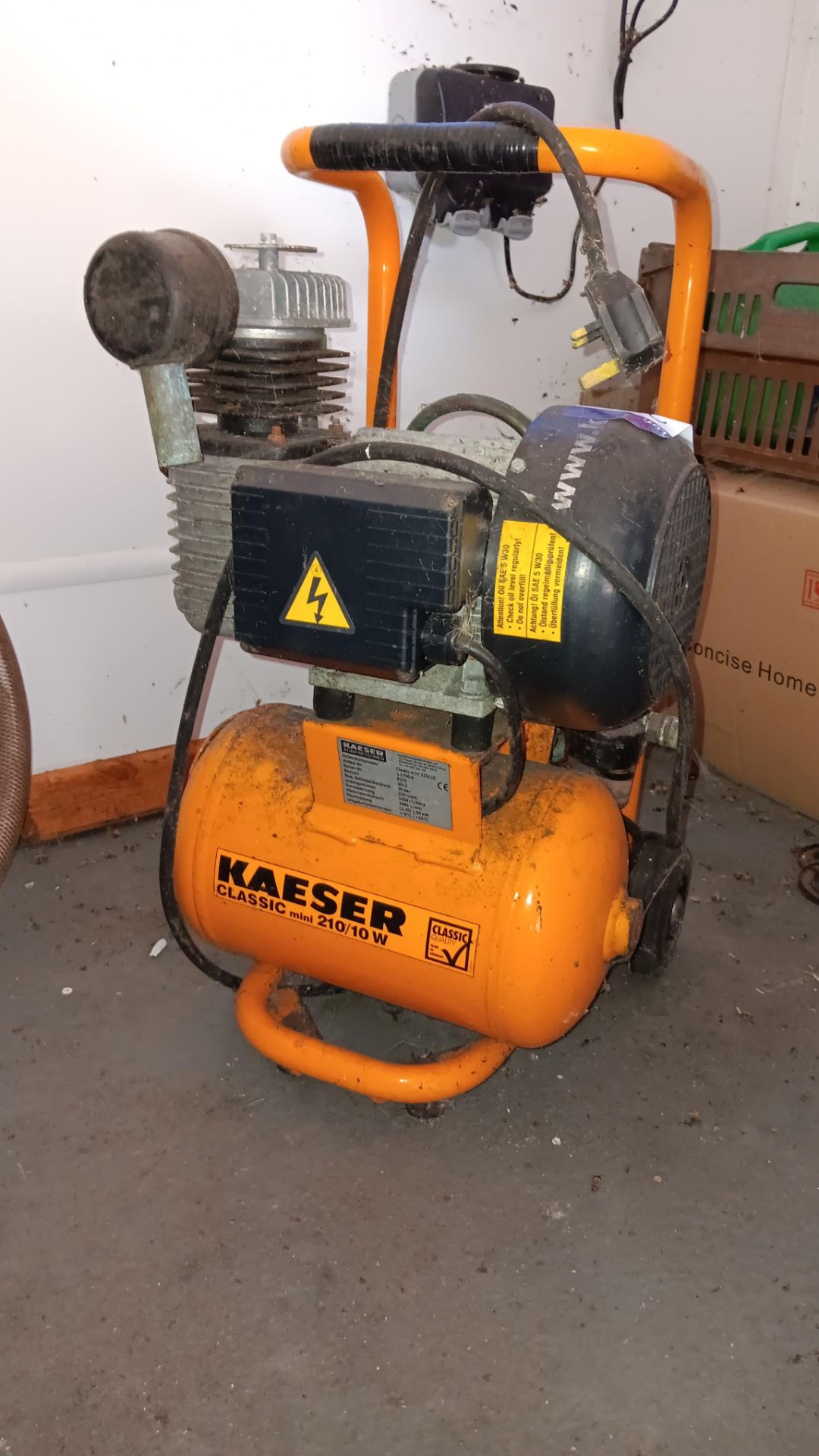 Kaeser KC202 mobile compressor serial number 15675 (2012)