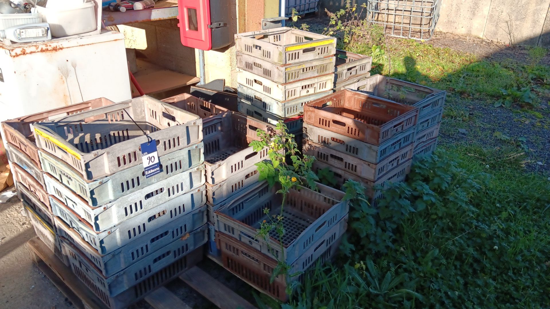 Quantity of plastic stacking crates - Image 2 of 2
