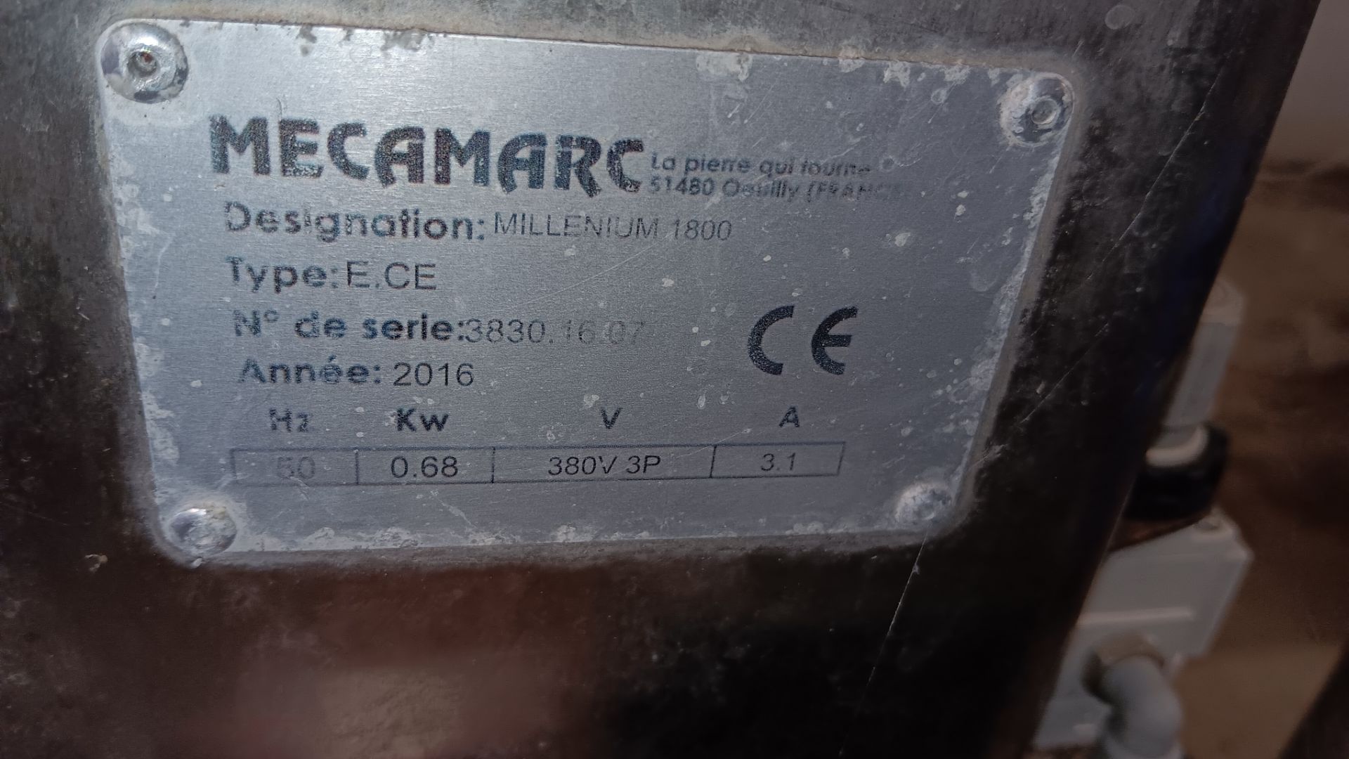 Mecamarc Millenium 1800 pass through labelling machine serial number 3830.16.07 (2016) ( - Image 6 of 6