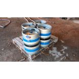 4 x 50 Litre kegs of Apple cider (40p per litre duty plus VAT on duty payable in addition to lot