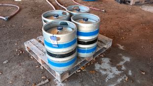 4 x 50 Litre kegs of Apple cider (40p per litre duty plus VAT on duty payable in addition to lot
