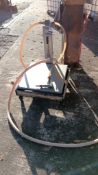 Vigo stainless steel keg filler fitted flow meter