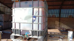 2650 litres of 6% apple cider to 4 IBC’s (40 per litre duty plus VAT on duty payable in addition