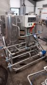 Svoboda CIP200 stainless steel cleaning in place unit, 2 x 200Ltr capacity serial number 03 (2017)
