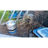 2 x Stainless steel 50 litre kegs