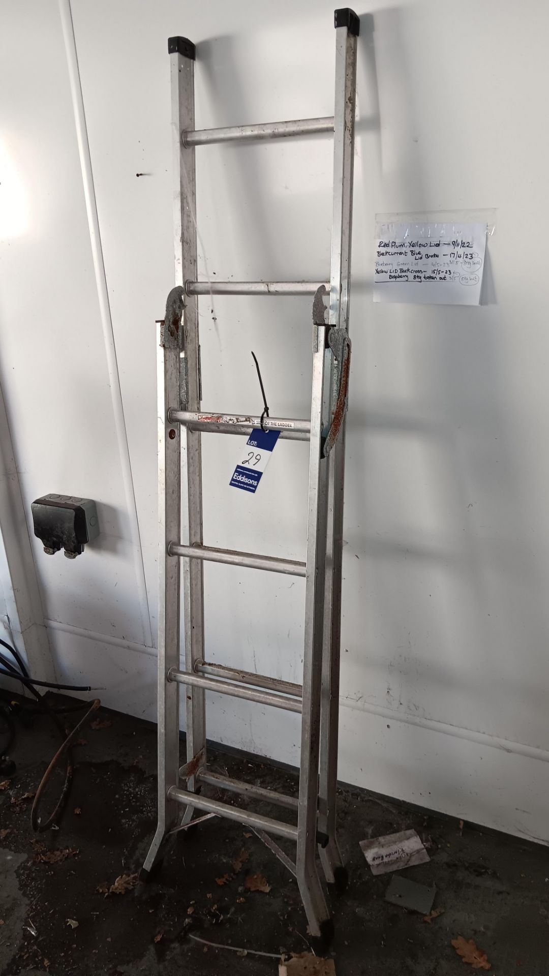 Aluminium combination ladder