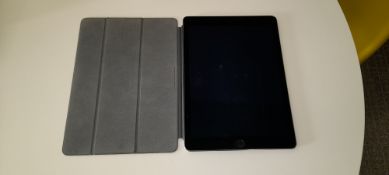 Apple iPad Air 2, 9.7”. Model A1566, s/n: F6QPD0D6G5W1 with Apple folding cover. Collection from