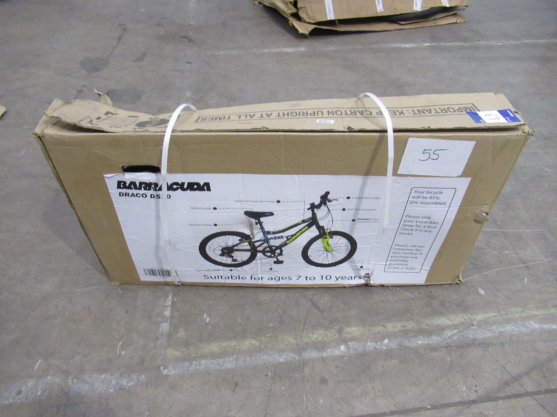 Barracuda Draco DS20 Dual Suspension 20" Boys Mountain Bike - BAR1800 - (Unused – Damaged Box) - Image 3 of 4