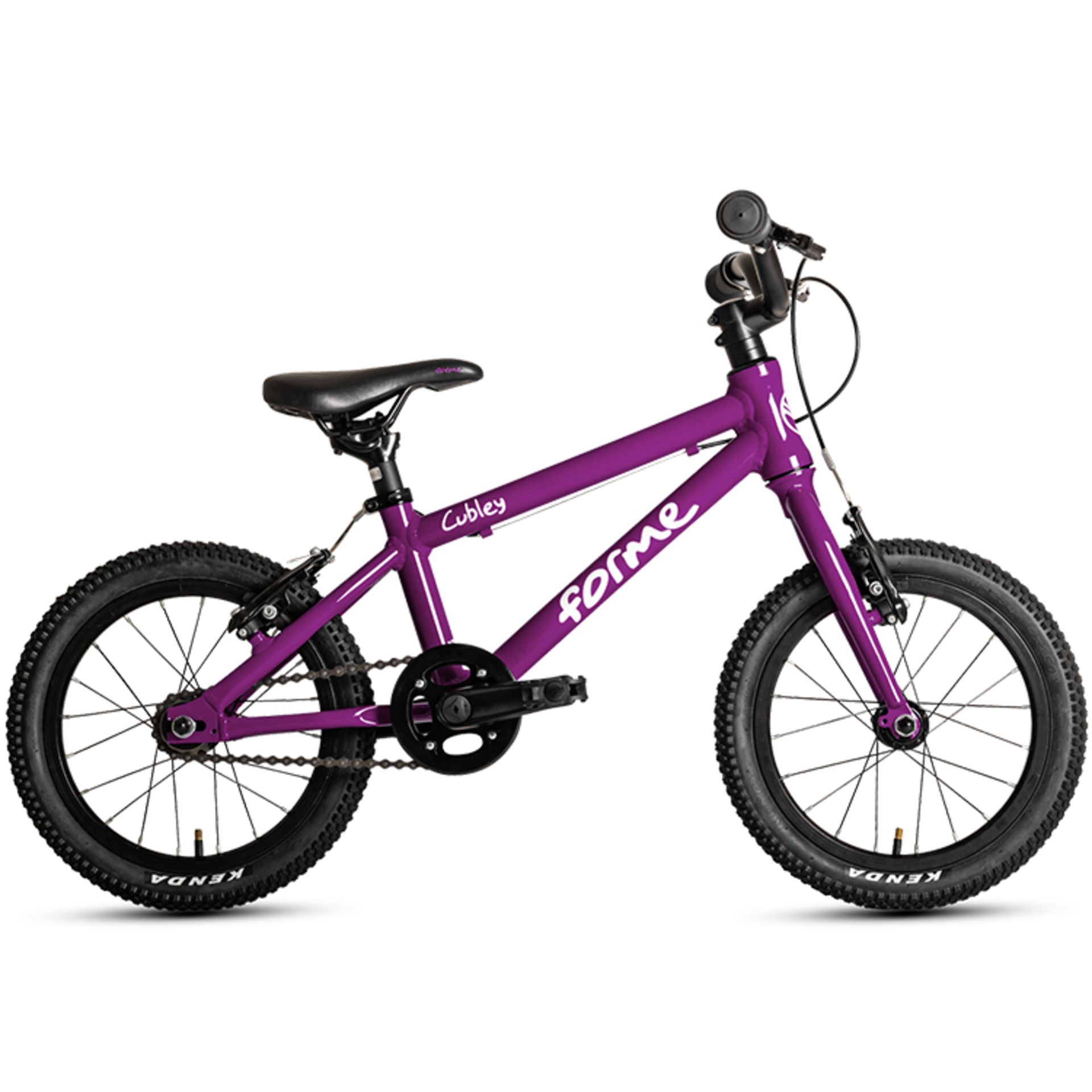 Forme Cubley 14” Purple Kids Pavement Bike, Single Speed - FOR21201 – (Unused)