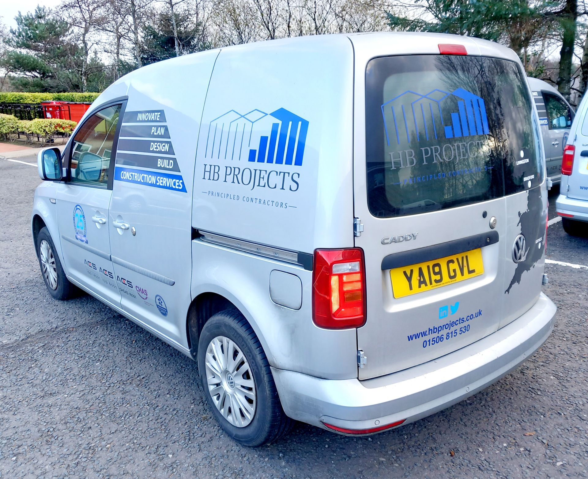 VW Caddy C20 Trendline TDI Registration YA19 GVL D - Image 3 of 8