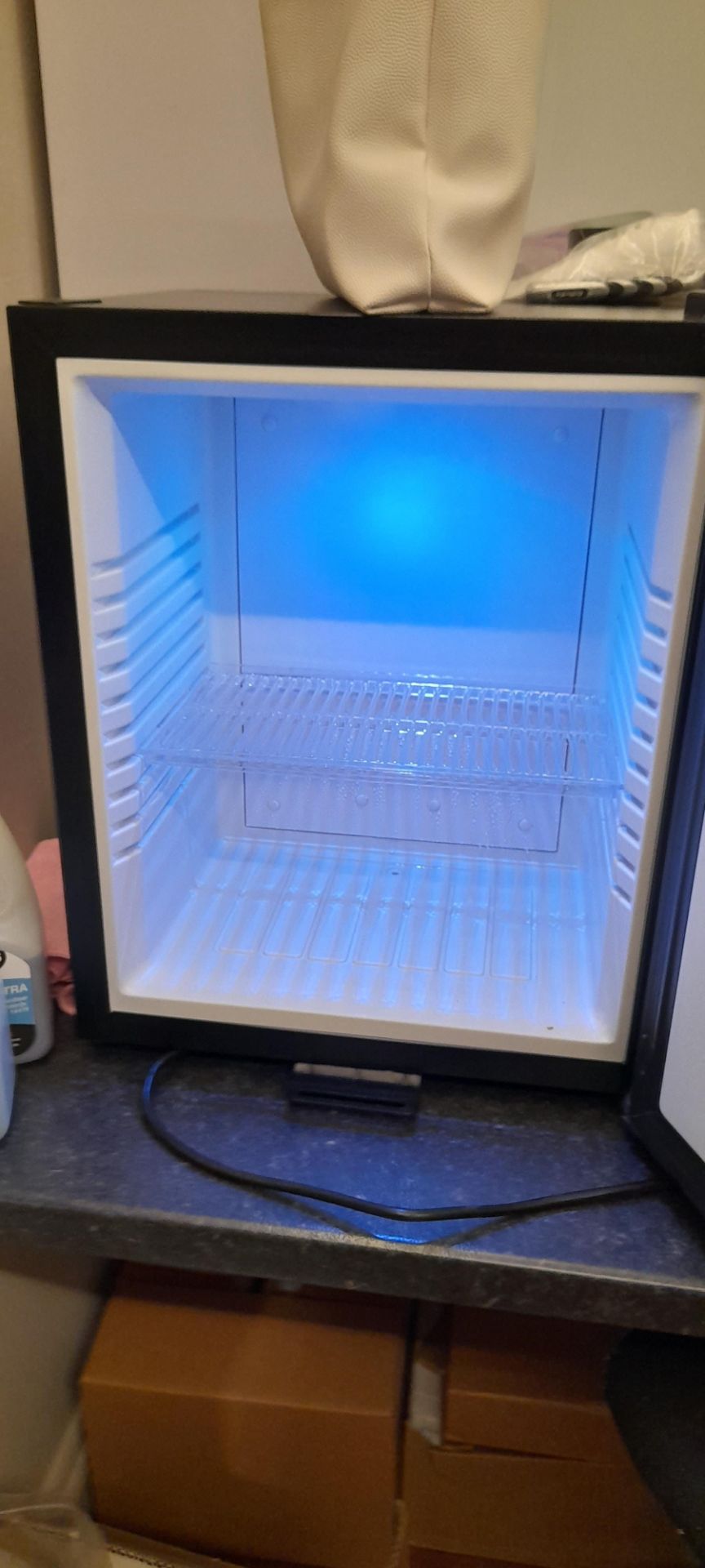 Unbadged mini bar fridge