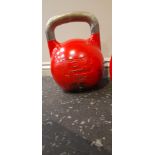 6x Pairs of PB kettle bells 8kg, 16kg, 20kg, 24kg, 28kg & 32kg – Located in Basement