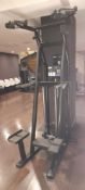 Indigo Fitness assisted chin dip R052 Serial number 28402/8 30-75kg – Located in Basement. To Be