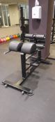 Indigo Fitness Ham/Glute bench Y048-12 Serial number 28402/7 – Located in Basement. To Be Dismantled