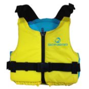 4 x Spinera 50N Kayak Yellow Float Vest (Child Siz