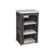 Outwell Milos Three Shelf Camping Cupboard Unit (Size 61 x 50 x 104cm, max Load 30kg, pack size 47 x