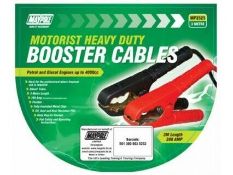 6 x Maypole Essential Booster Cables - Up to 4000c