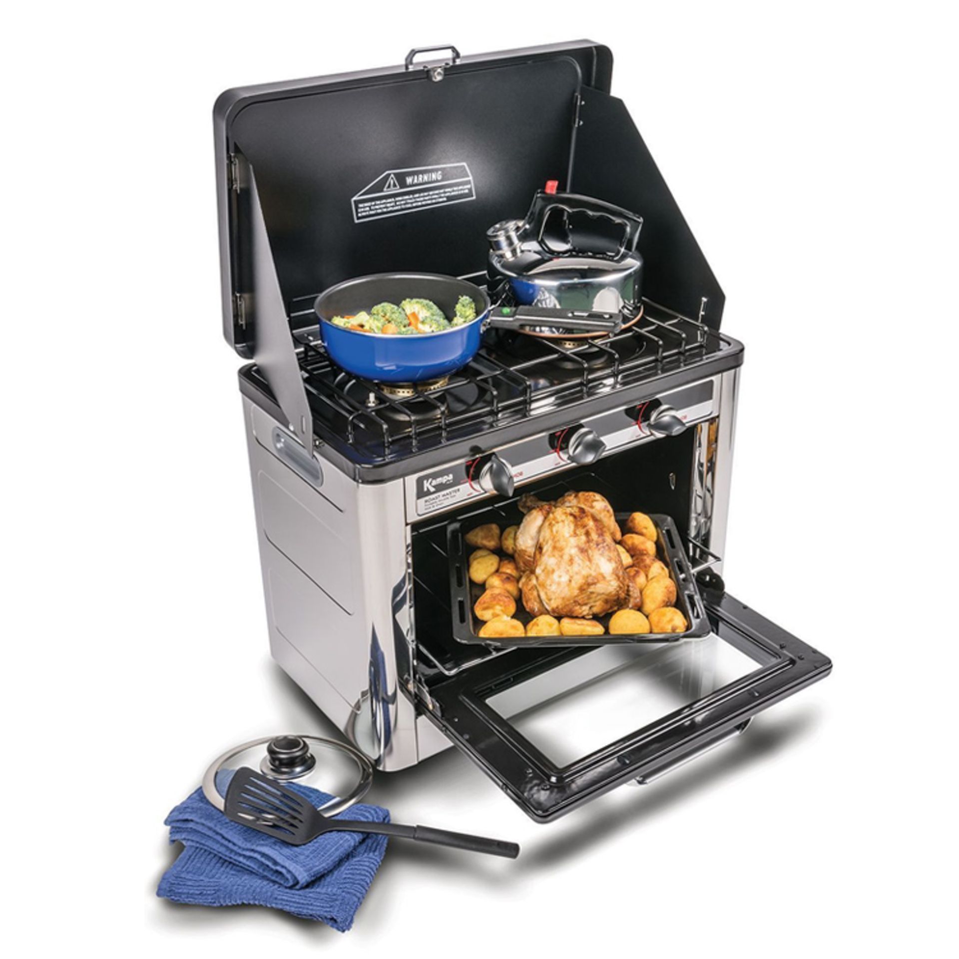 Kampa Roast Master Gas Hob & Oven – Size: (54 x 31