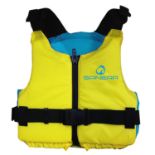 2 x Spinera 50N Kayak Yellow Float Vest (Junior Si