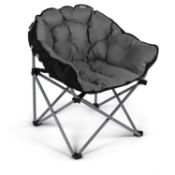2 x Kampa XL Tub Chair – Oversized chair, max load 120kg, size Depth, 75cm, height 87cm, width 54cm,