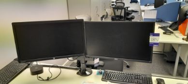 3 x monitors comprising of 2 x Dell P2417H (Dec 2017) and 1x HP Elite display E231 (Jul 2014) (