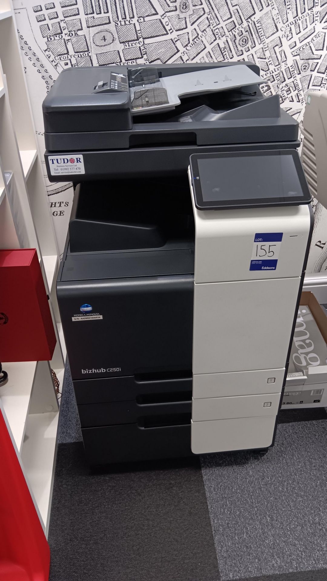 Konica Minolta Bizhub C250i Multi Function Photocopier, Printer, Scanner, Serial Number