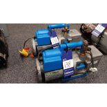 2 x US motors C55 vacuum pumps - without plugs