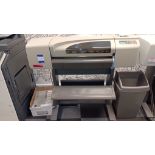 HP Designjet 500 C7769B 24in Roll Wide Format Printer, S/N ESA0701135 (Located on the 1st Floor)