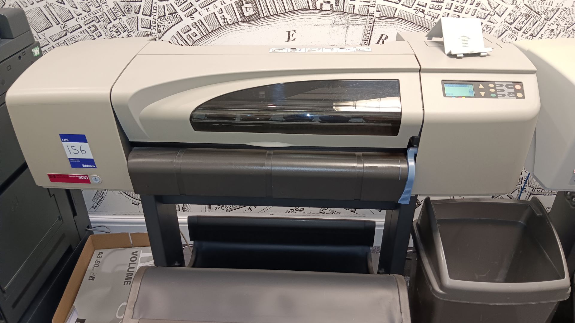 HP Designjet 500 C7769B 24in Roll Wide Format Printer, S/N ESA0701135 (Located on the 1st Floor) - Image 2 of 4
