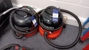 2 x Numatic Henry Vacuum Cleaners – 240v