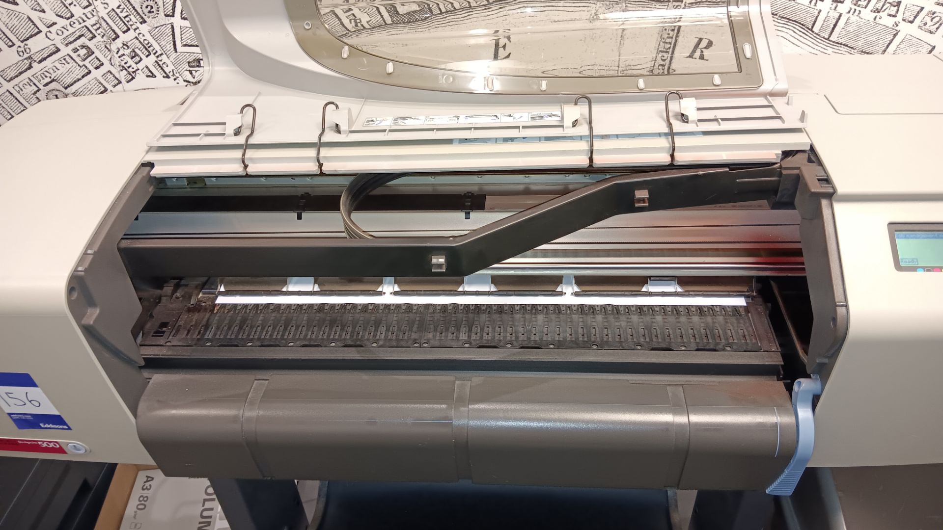 HP Designjet 500 C7769B 24in Roll Wide Format Printer, S/N ESA0701135 (Located on the 1st Floor) - Image 3 of 4