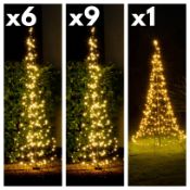 16 x Sets of Christmas Decorations & Lights – 6 x Noma Starry Nights Floor Standing LED Christmas