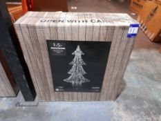 Noma 1.5m White LED Spun Acrylic Dickensian Tree (Boxed)