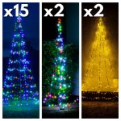 19 x Sets of Christmas Decorations & Lights – 15 x Noma Starry Nights All Purpose LED Christmas