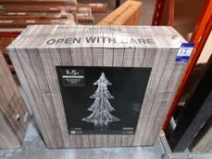 Noma 1.5m White LED Spun Acrylic Dickensian Tree (Boxed)