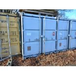 20' Grey Steel Shipping Container