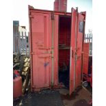 Steel Storage Container (Red) 1.6m x 1.8m